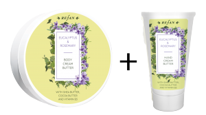 БУТЕР КРЕМ ЗА ТЯЛО EUCALYPTUS & ROSEMARY + КРЕМ ЗА РЪЦЕ ПОДАРЪК