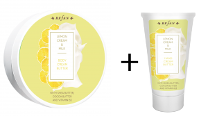 БУТЕР КРЕМ ЗА ТЯЛО LEMON CREAM & MILK + КРЕМ ЗА РЪЦЕ ПОДАРЪК