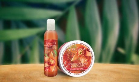 Комплект Pomegranate & Papaya Крем за тяло + Душ Гел